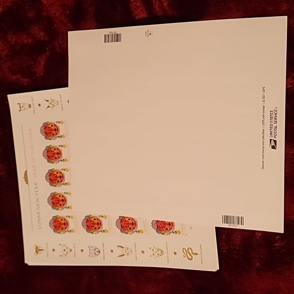 100 Lunar New Year of the Tiger 2022 Forever Postage Stamps USPS Mail Stamp - Picture 7 of 8